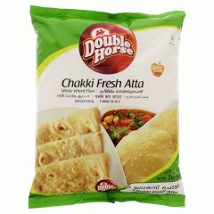 Double Horse Whole Wheat Flour (Chakki Fresh Atta) 1kg