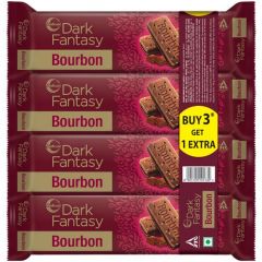 Sunfeast Dark Fantasy Bourbon Biscuits Buy 3 Get 1 Free 600g