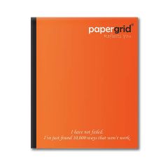 Papergrid Small Size Four Line Notebook 19x15.5cm (152 Pages)