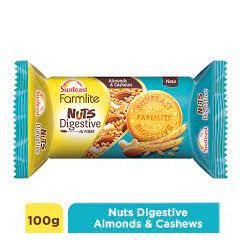 SUNFEAST FARMLITE NUTS DIGESTIVE BISCUIT 100G 