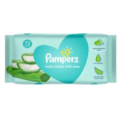 PAMPERS BABY WIPES WITH ALOE 72NX2 (Save ₹158)