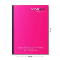 Paper Grid King Size Unruled Notebook 24x18cm (160 Pages)