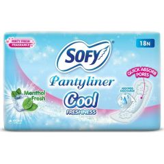 SOFY PANTY LINER COOL (MENTHOL FRESH) 18 N